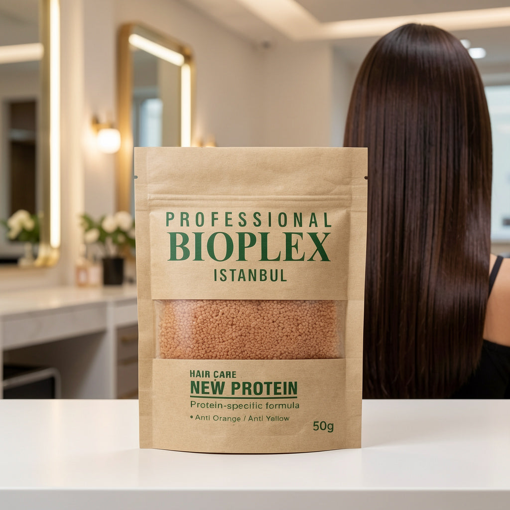Professional Bioplex Istanbul Protein Hair Treatment – Anti-Orange & Anti-Yellow Toning Care | 50g