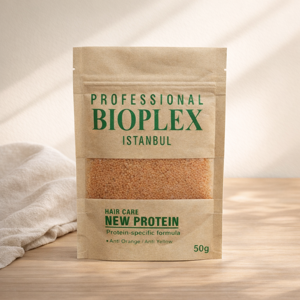 Professional Bioplex Istanbul Protein Hair Treatment – Anti-Orange & Anti-Yellow Toning Care | 50g