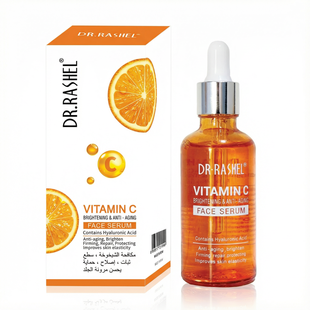 Dr. Rashel Vitamin C Face Serum (50ml) – The 3-in-1 Glow Booster for Brightening & Anti-Aging